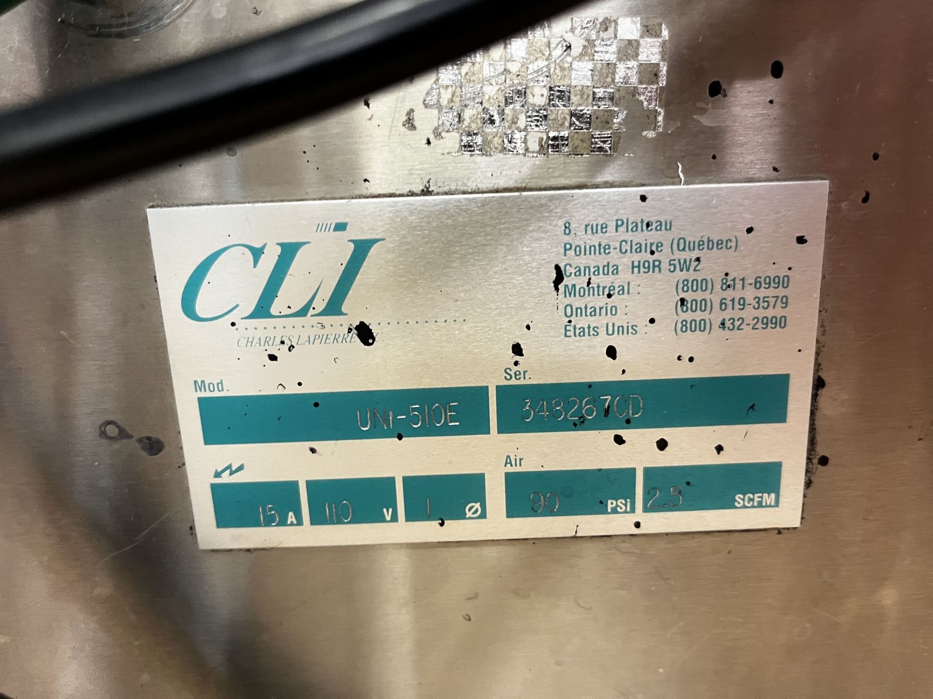CLI Labeler Model UNI-510E **See Auctioneers Note** - Image 15 of 16