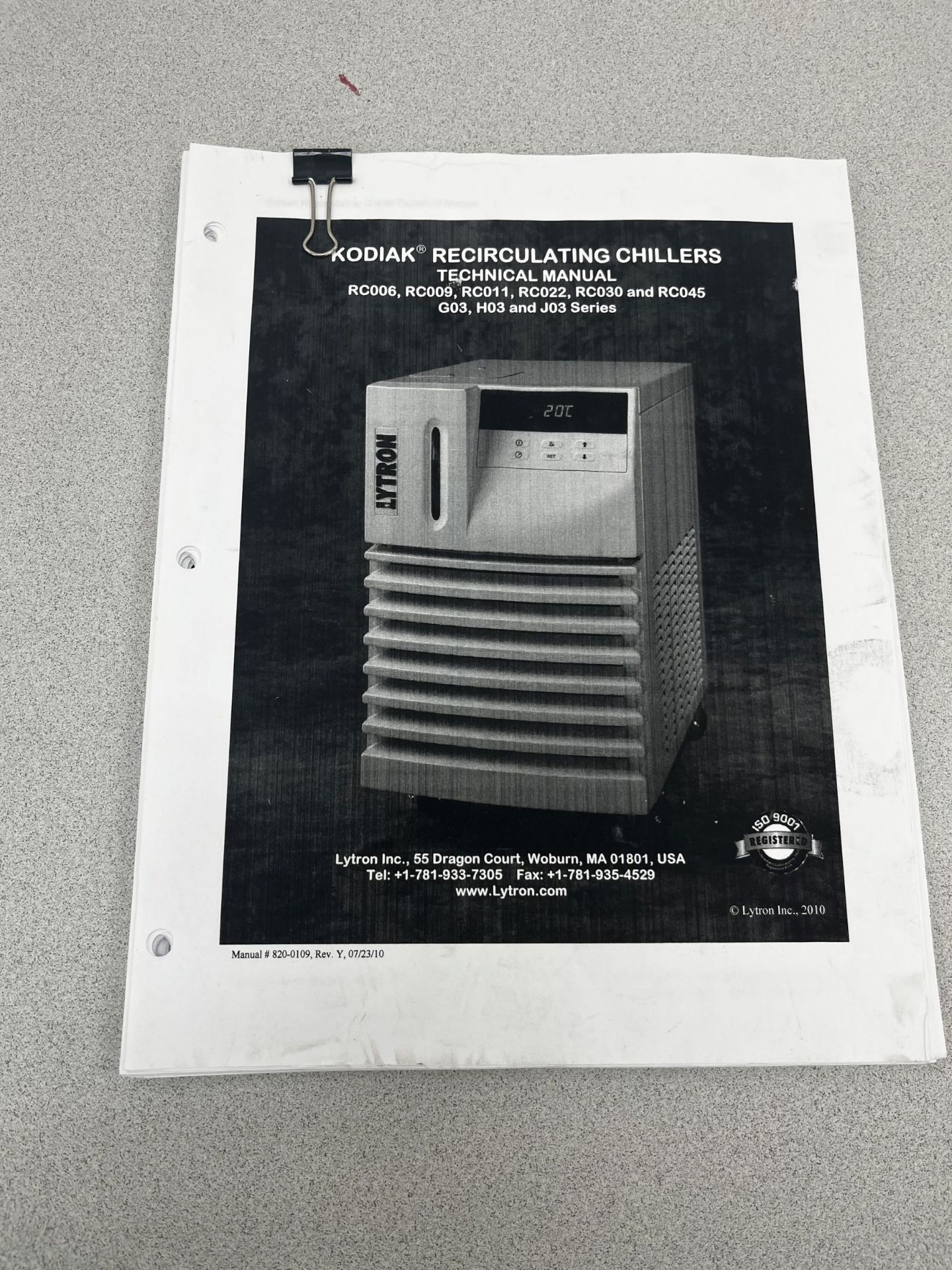 Lytron Kodiak Recirculating Chiller mod: RC045J03FB2M025 - Image 7 of 8