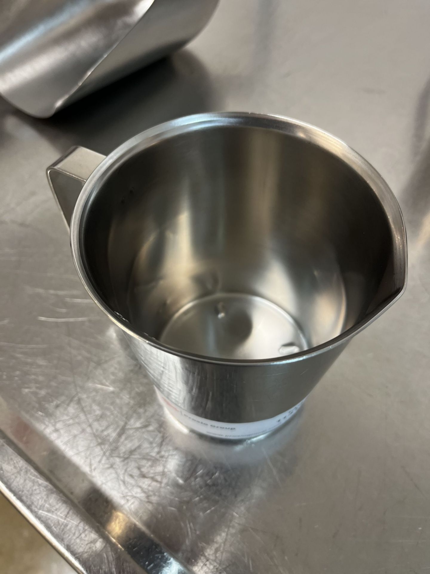 Stainless steel 1L container with handle (lot of ?)