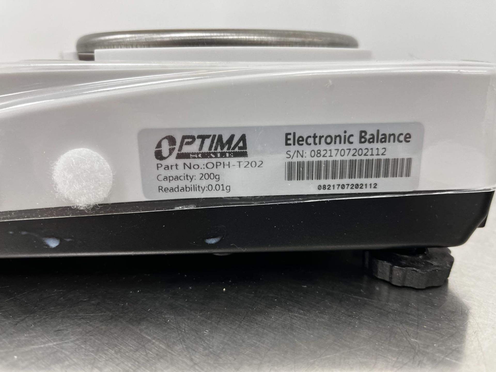 Optima Bench Top Lab Scale Model OPH-T202 - Image 2 of 3