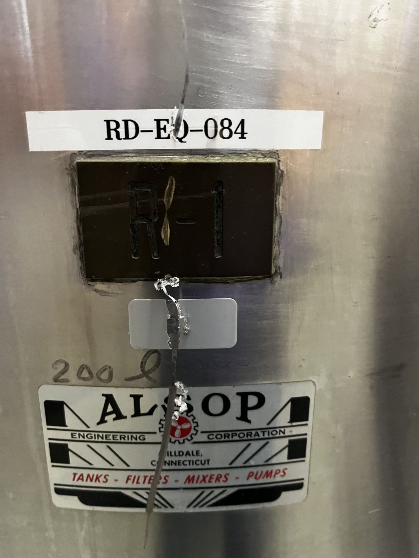 Alsop Stainless Steel Tank approx 200L - Image 2 of 4