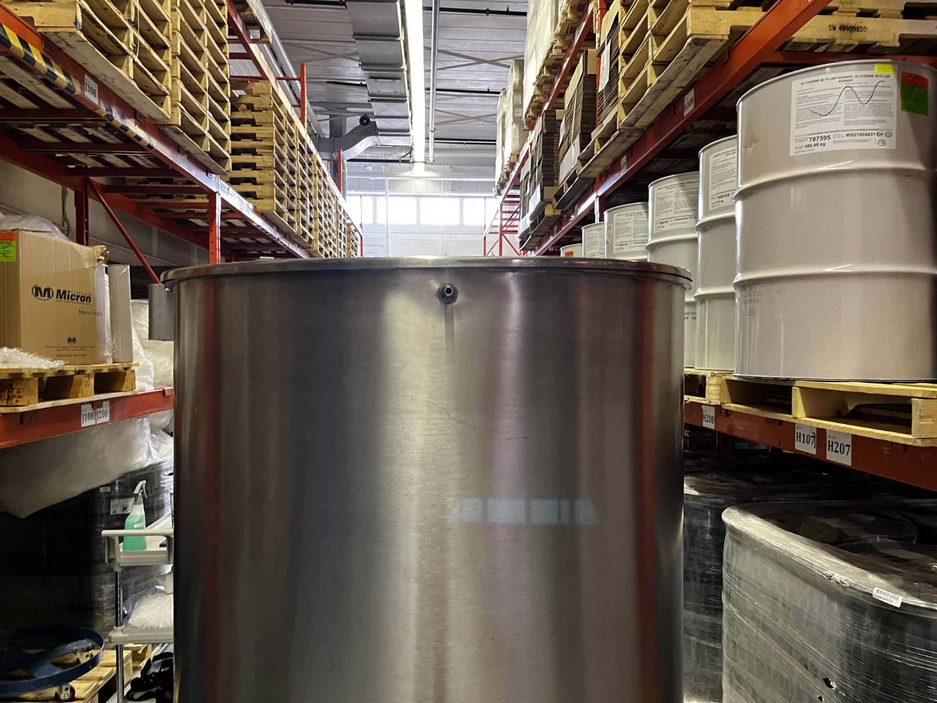 Stainless Steel Tank - Approx 500 Liters - Image 4 of 10