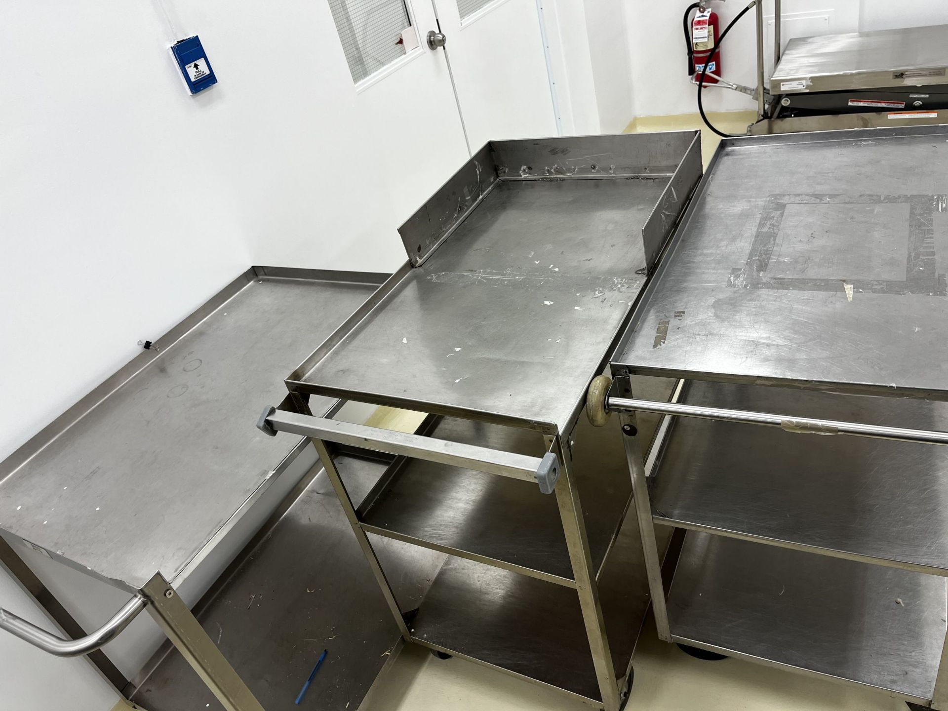 Lot of (6) Stainless Steel carts - Image 12 of 18