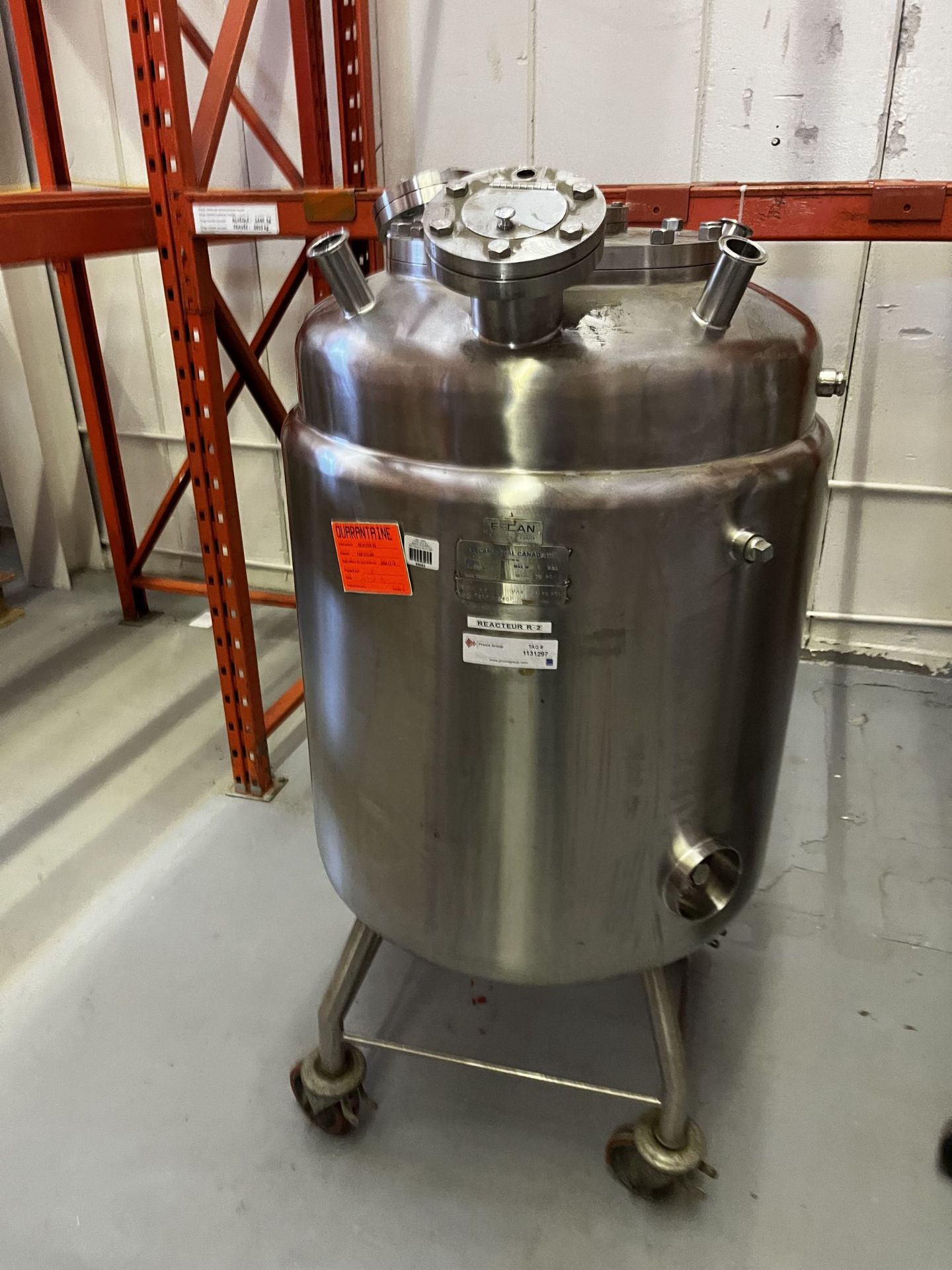 Escan Jacketed Stainless Steel Tank Approx 240Liters