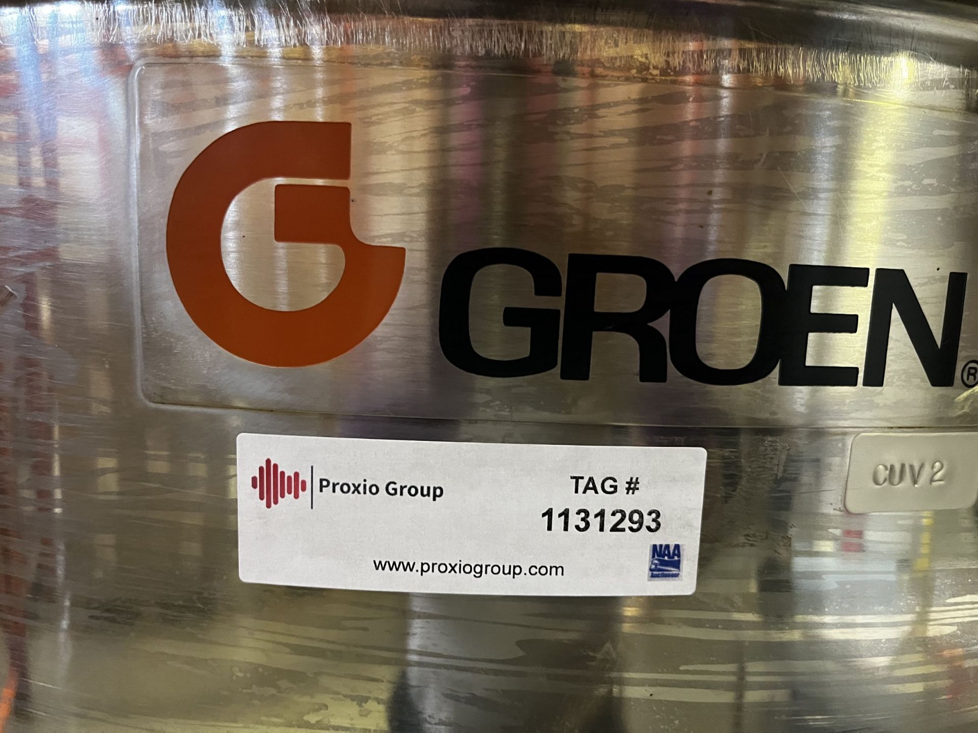 Groen stainless steel kettle double jacketed bottom discharge - 316 SS - Image 11 of 12