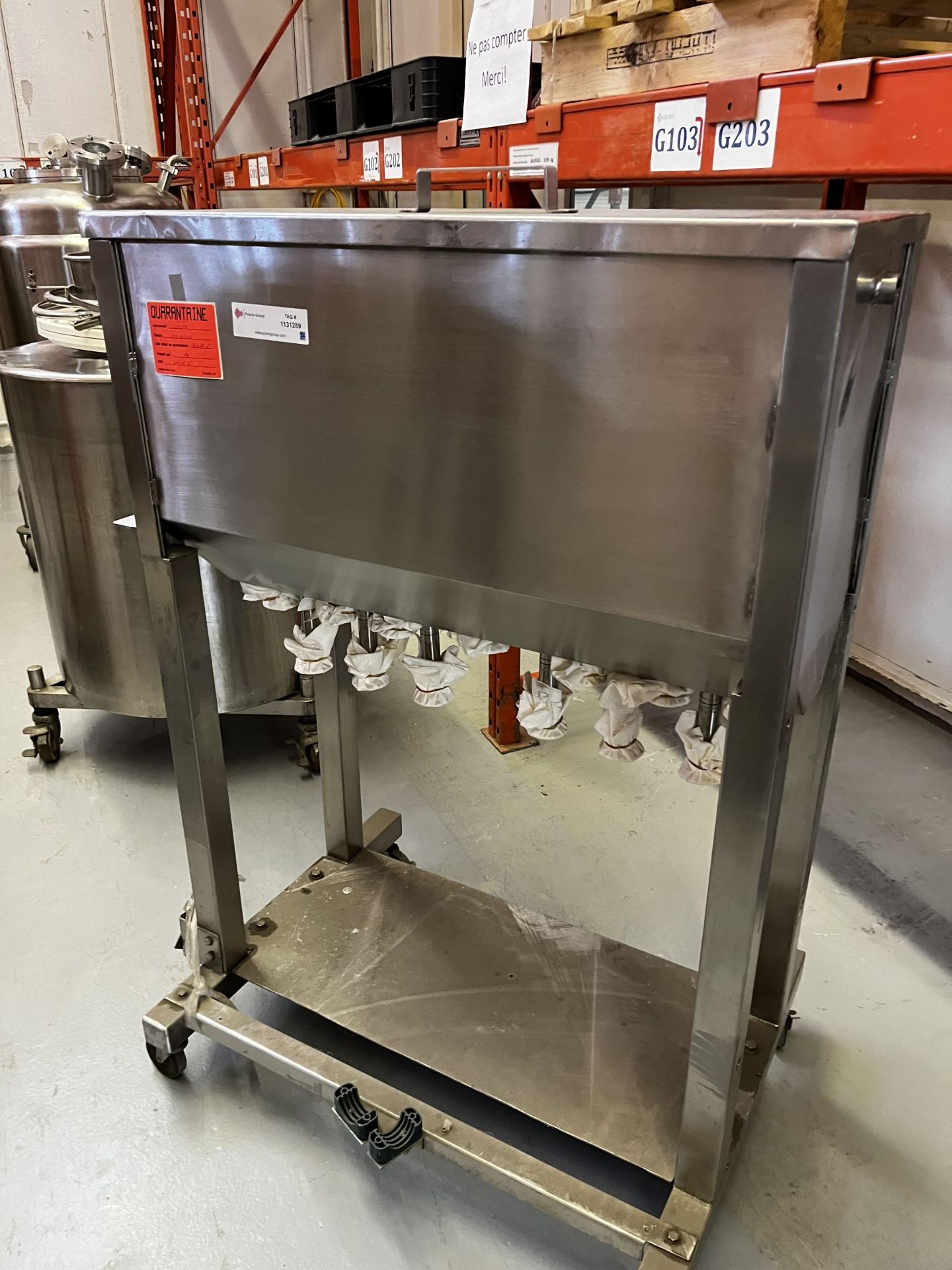 Stainless Steel Liquid Manifold Hopper