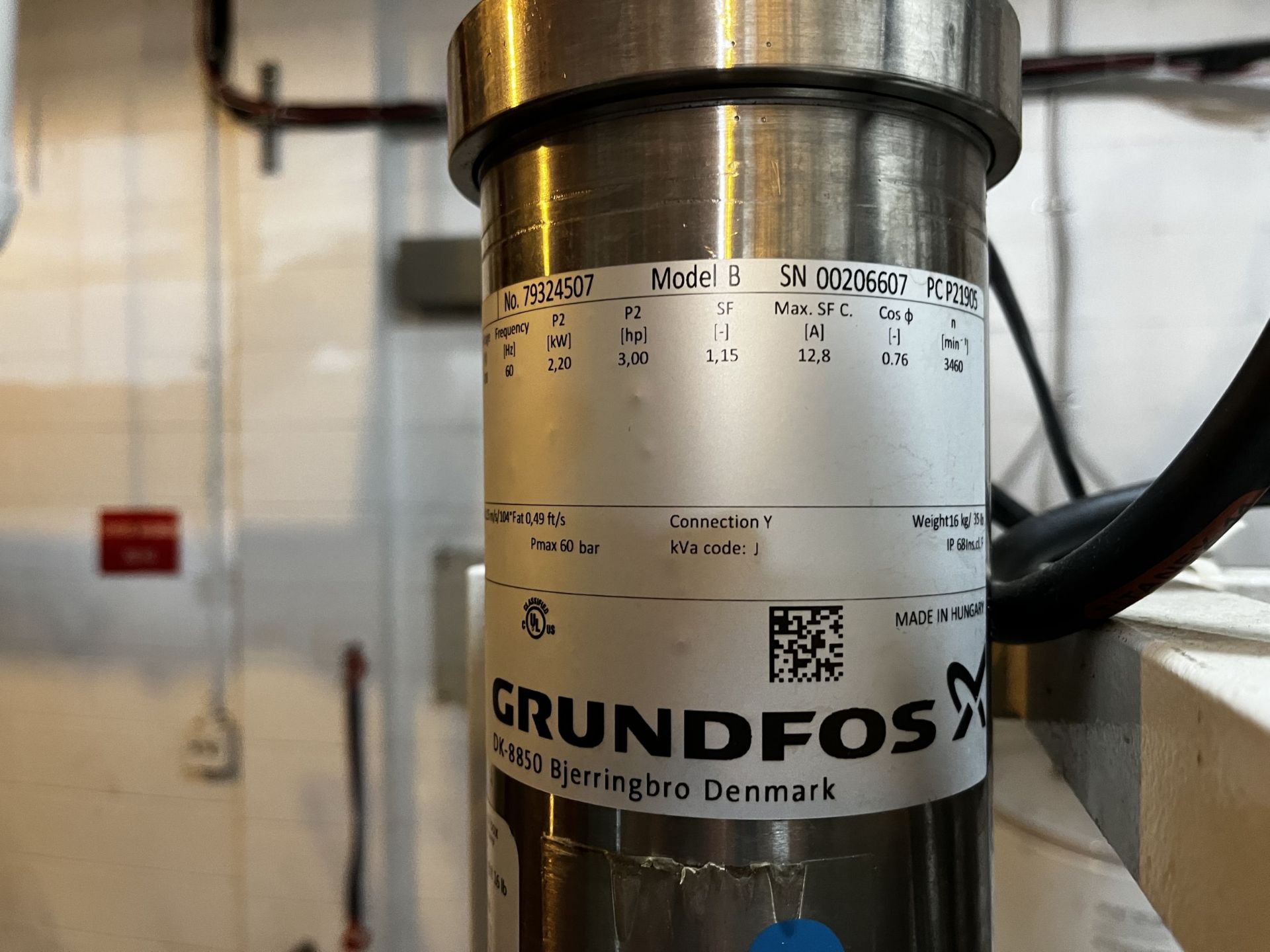 Grundfos 4" Submersible Well Pump - Image 5 of 7