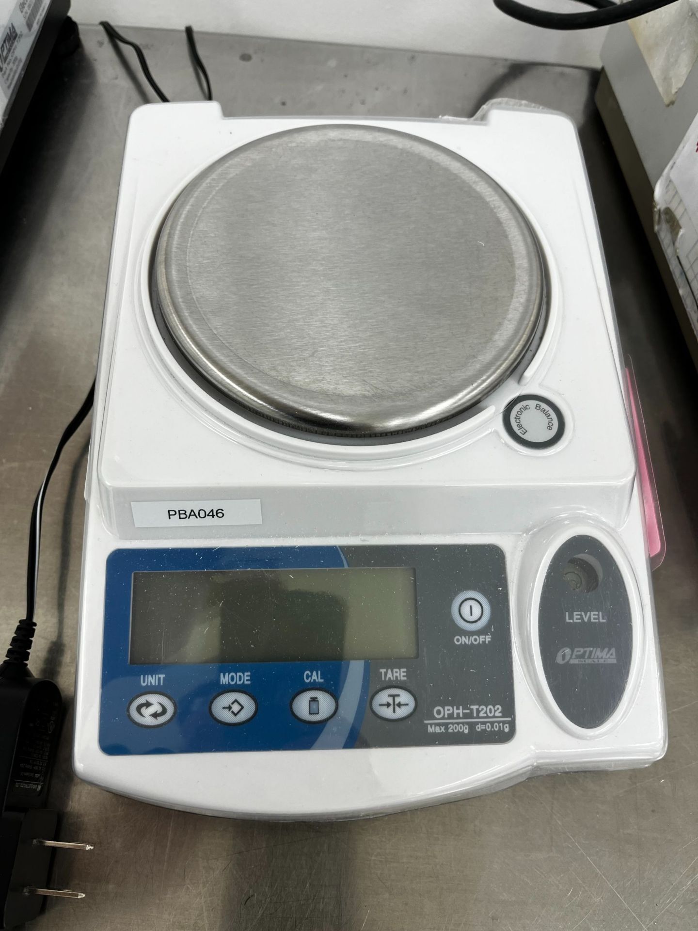 Optima Bench Top Lab Scale Model OPH-T202