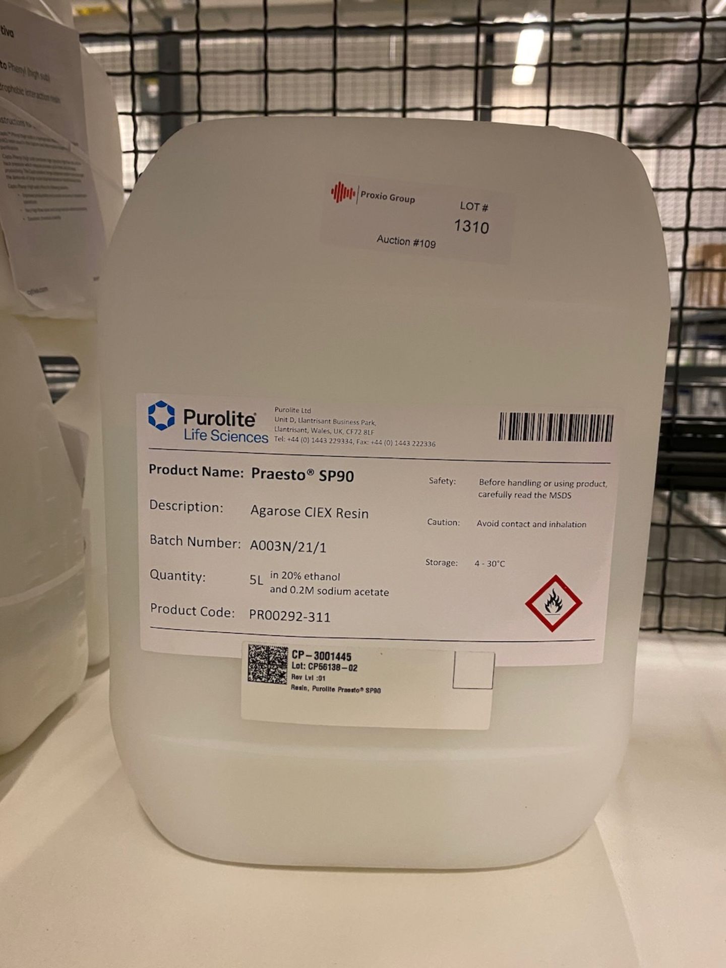 Purolite chromotography resin