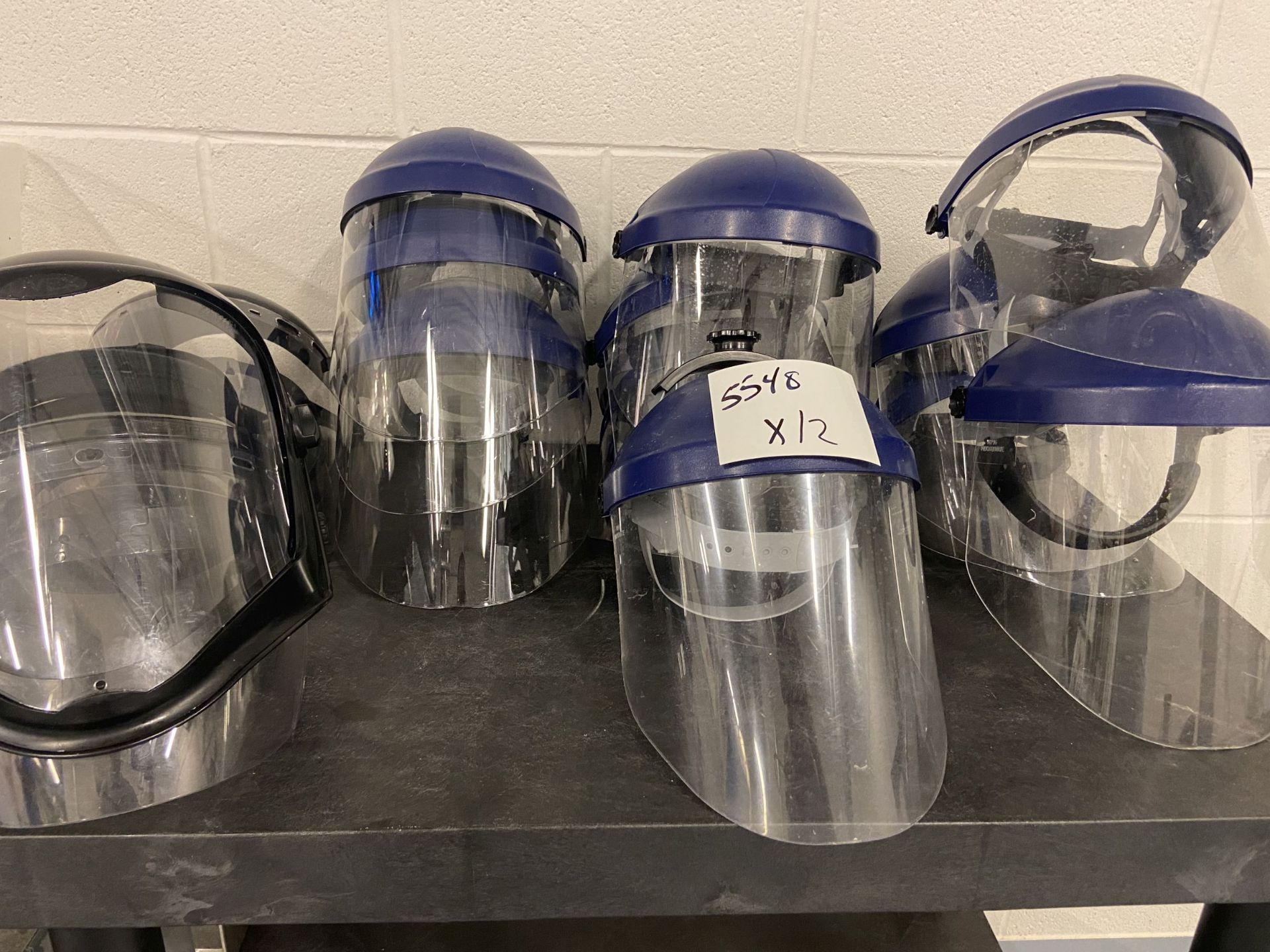 Lot of face shields.