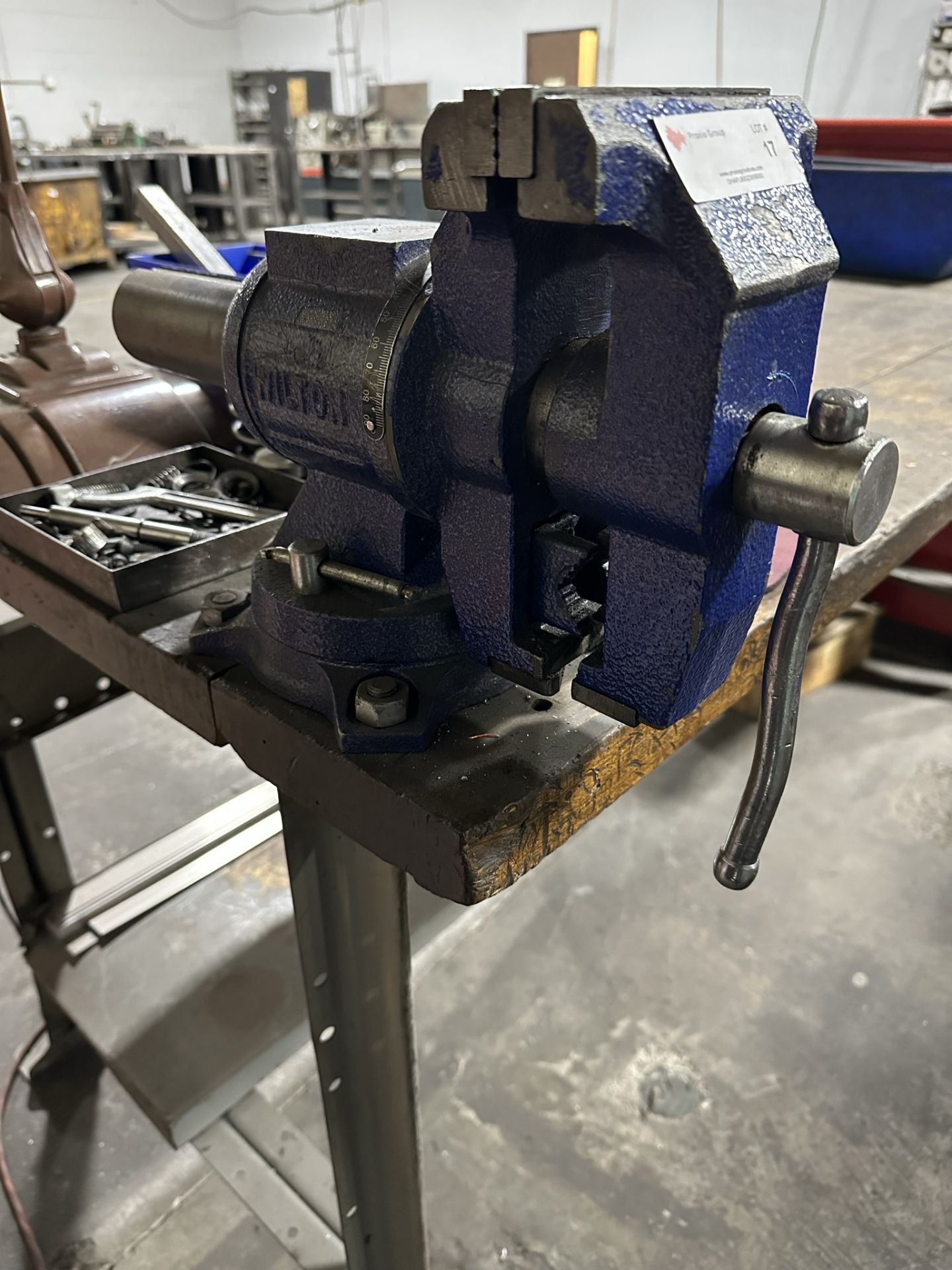 Bench Vise and Bench - Image 3 of 6