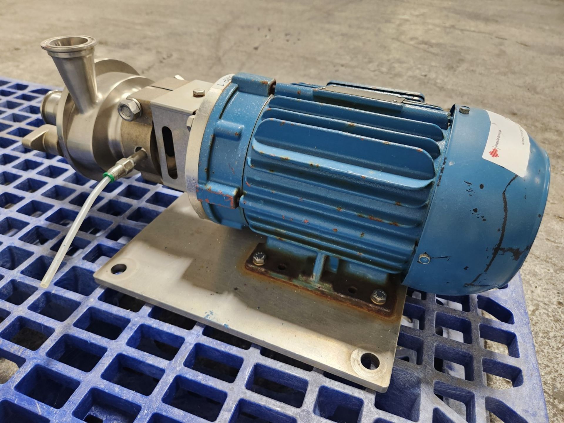 2 hp AmpCo centrifugal pump, model LFR00-140TC stainless steel construction, 230/460 volt, serial# - Image 3 of 6