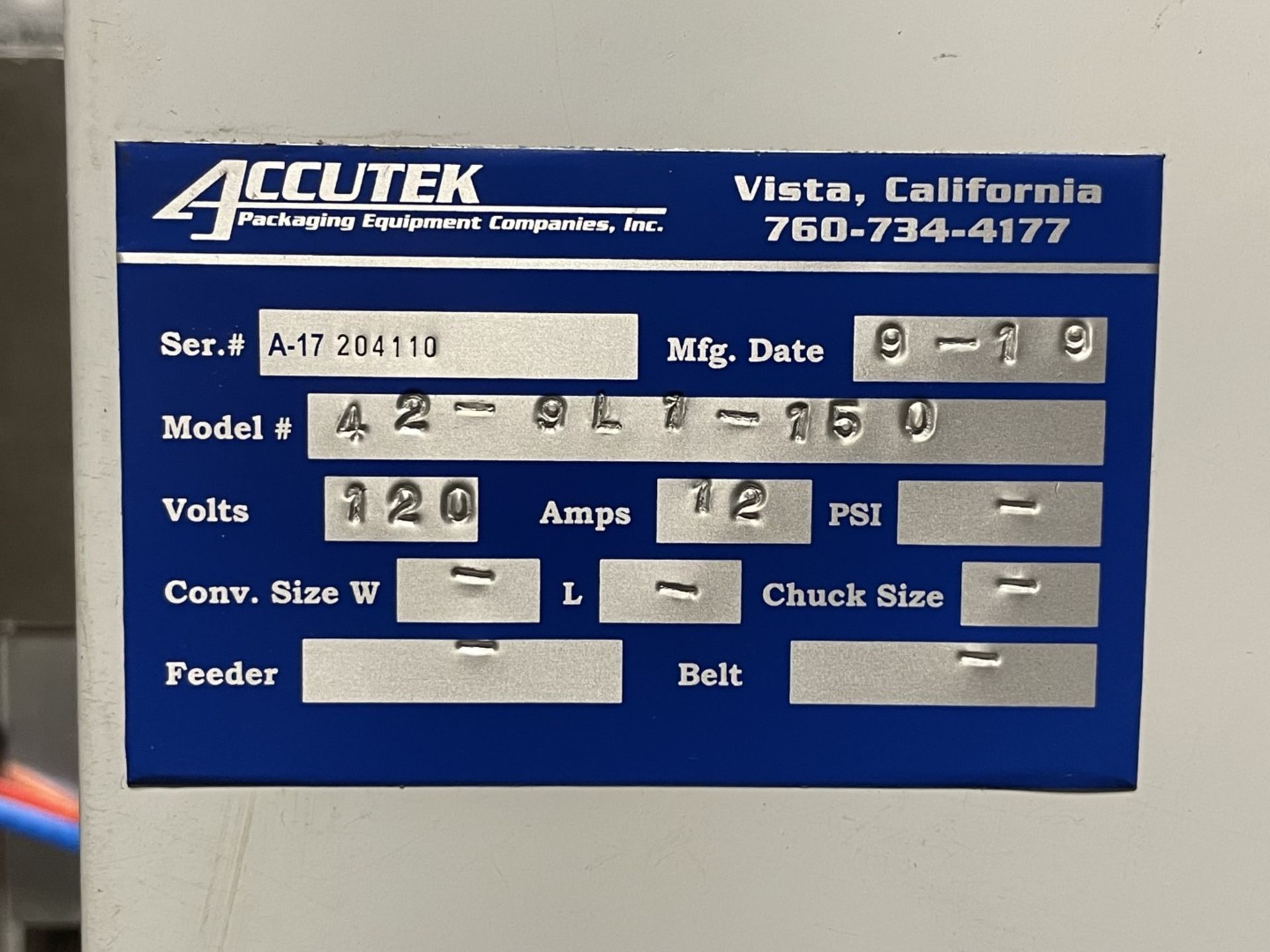 Complete Accutek Bottle Filling Line - Liquid Filling Line - Image 44 of 85