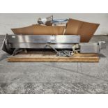 Servo Lift drum lifter, stainless steel construction, 330 lb max capacity, approximately 108" lift,