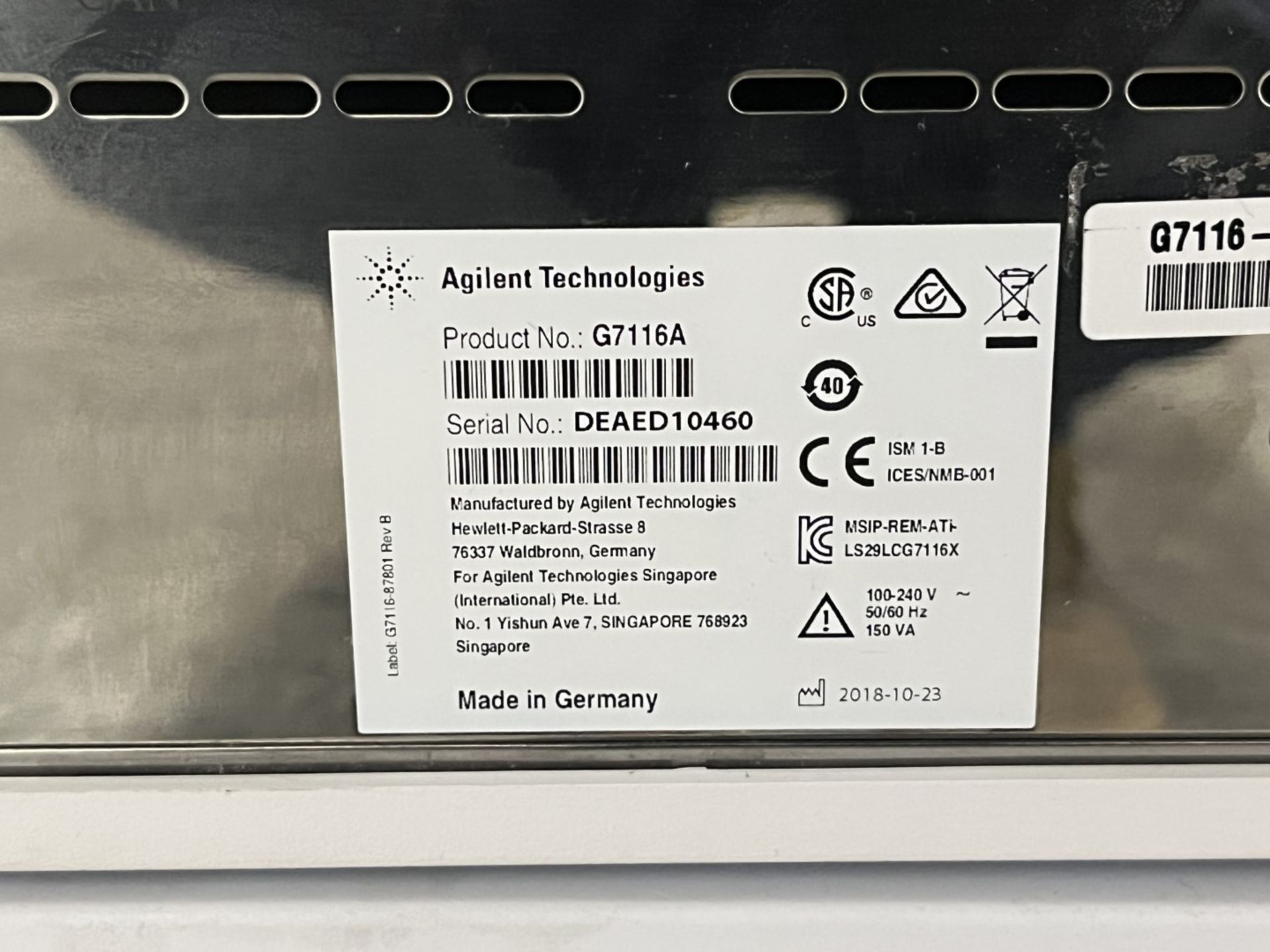 Agilent 1260 Infinity II HPLC System consisting of 1X1260 Isocratic Pump (ISO) serial# DEAEH01141 1X - Image 12 of 18