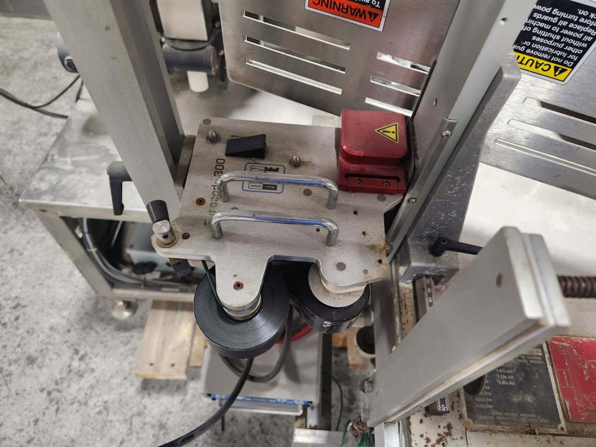 NJM-CLI wrap-around labeler, model 326VLRDBP, stainless steel construction, with label printer, - Image 7 of 16