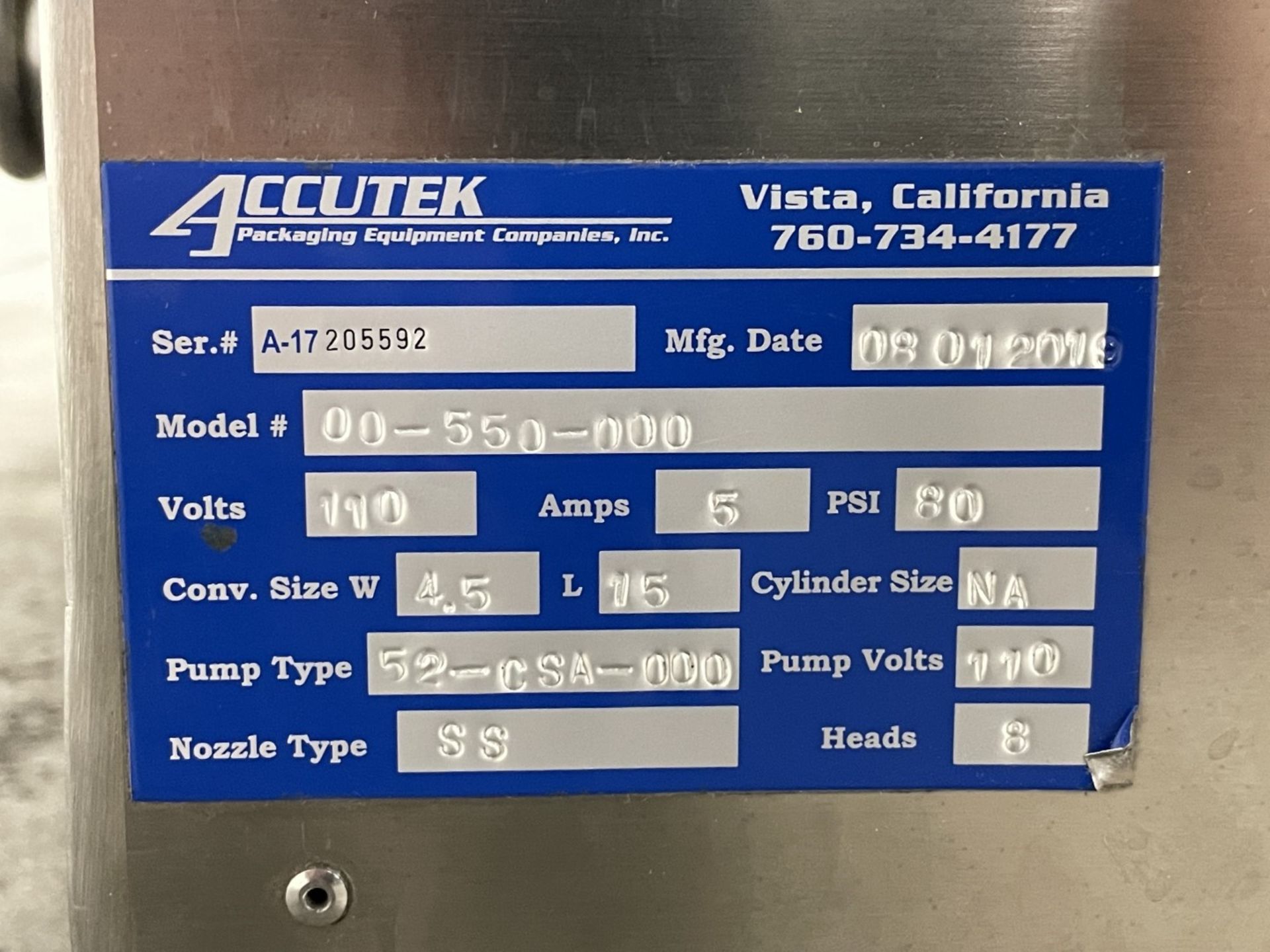 Complete Accutek Bottle Filling Line - Liquid Filling Line - Image 12 of 85