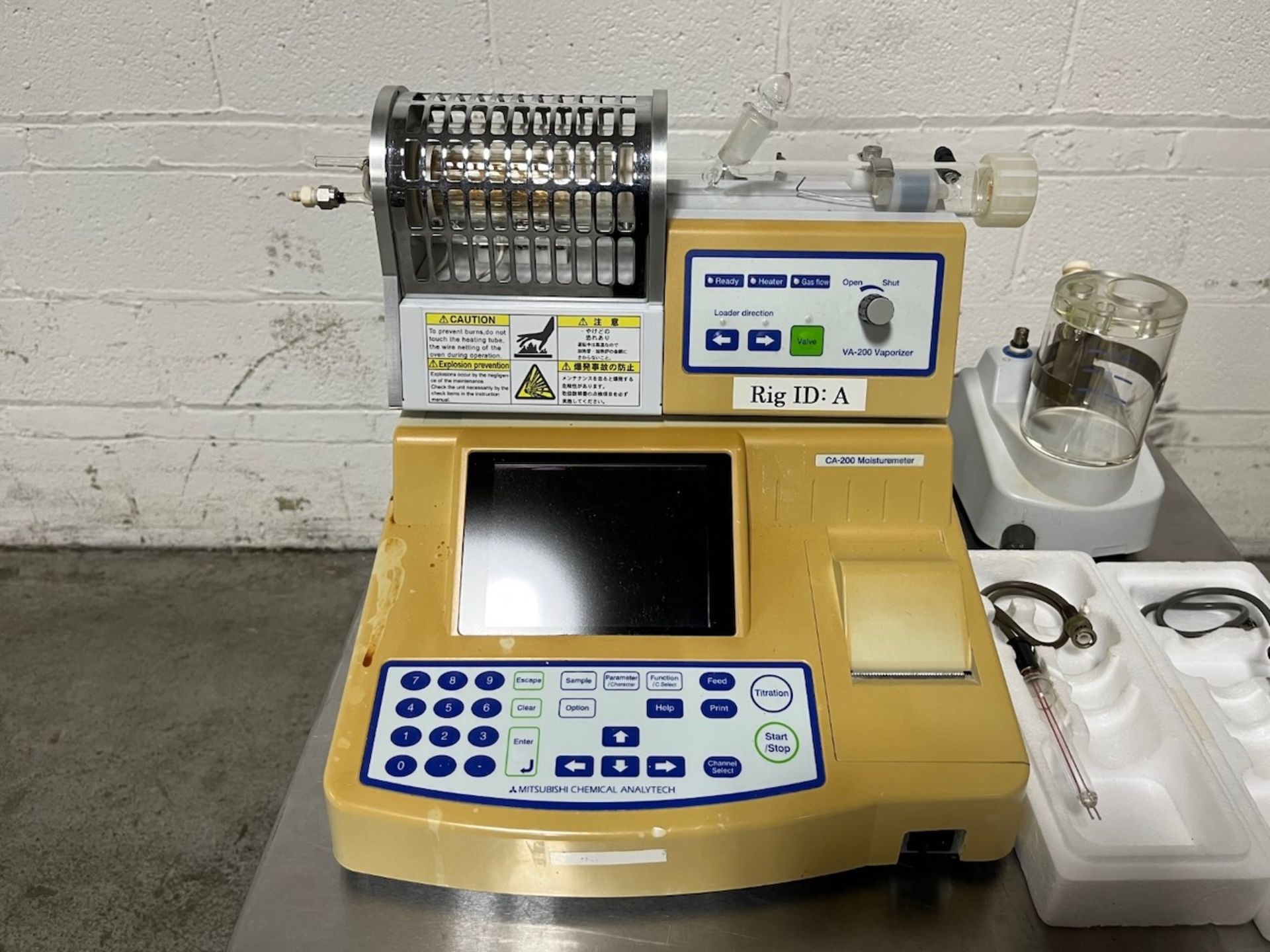 Mitsubishi Karl Fisher Moisture Analyzer, CA-200 S/N E3M10177