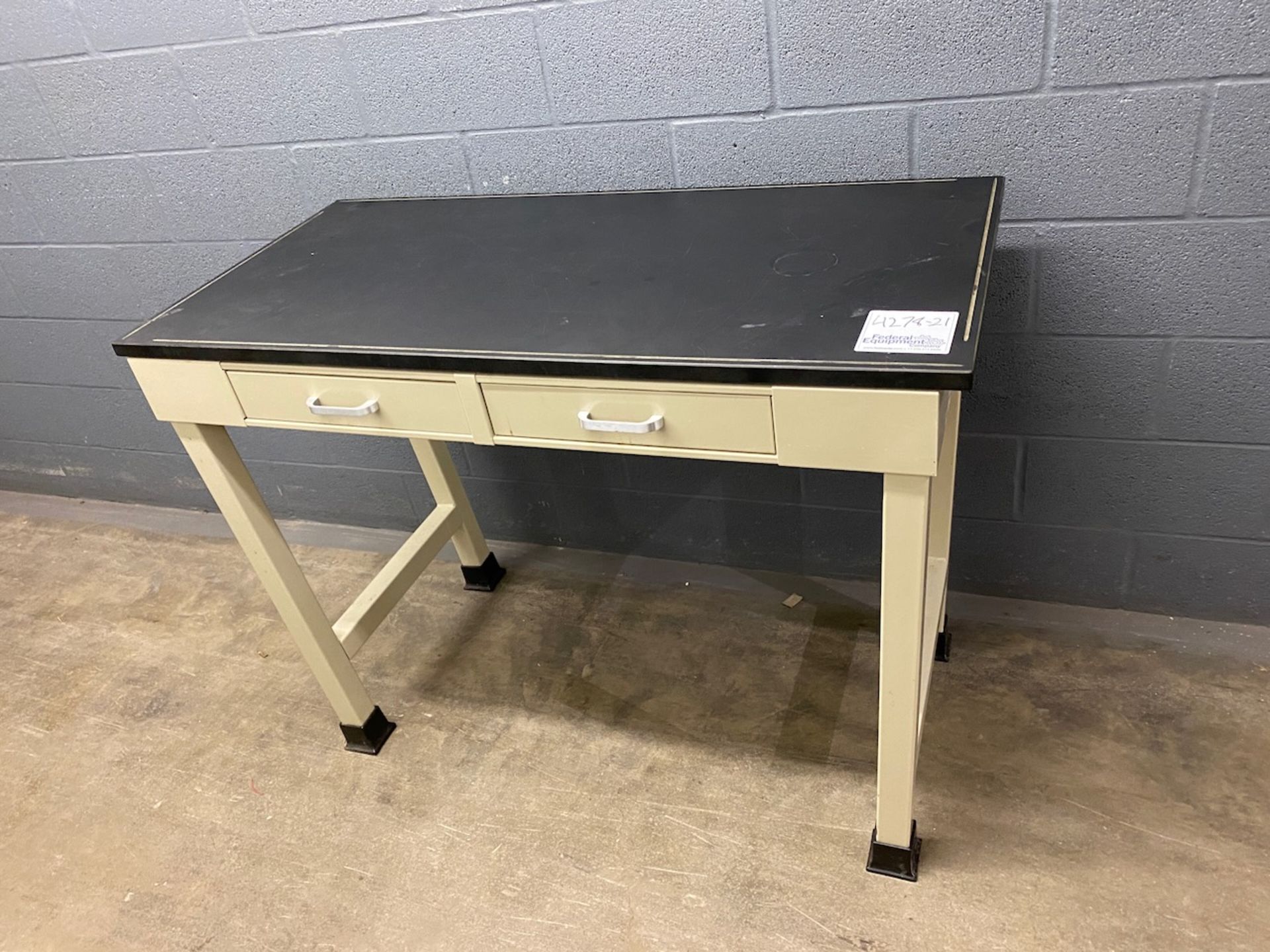 lab bench, 24" x 48" bench top. {TAG: 1180065}