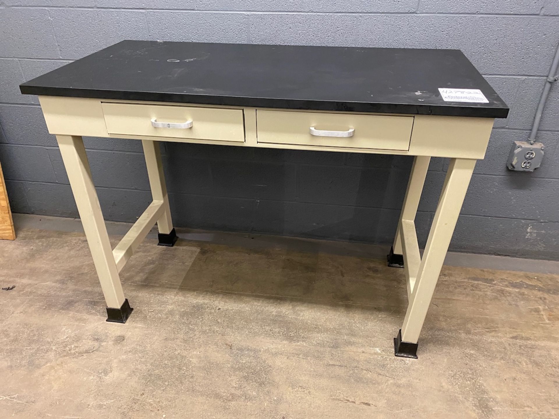 lab bench, 24" x 48" bench top. {TAG: 1180066}
