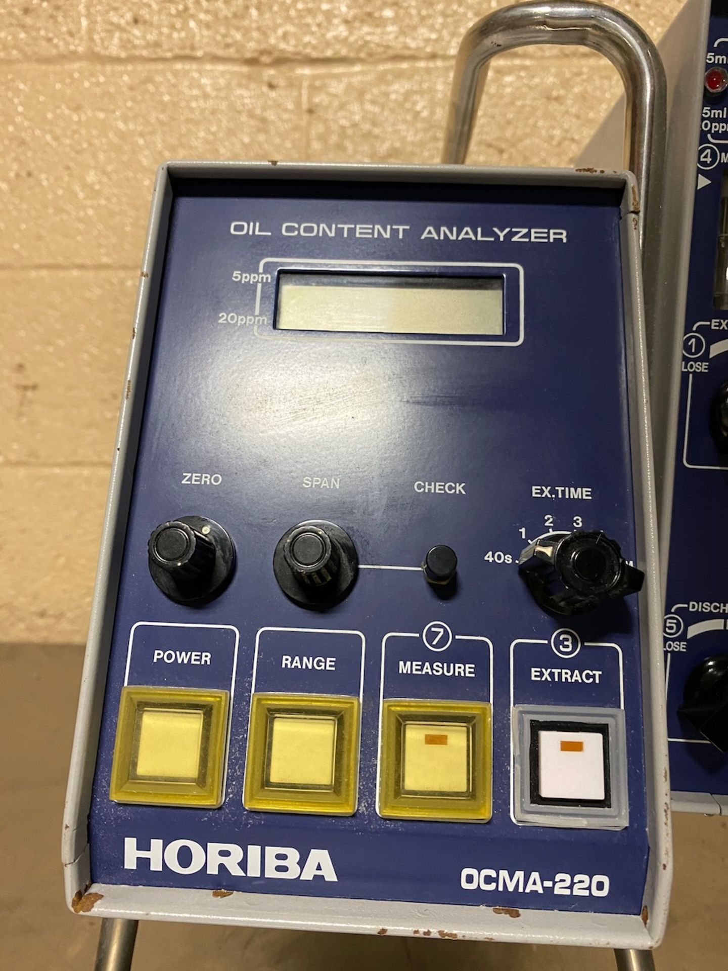 Horiba OCMA-220 Oil content analyzer, S/N 105010. Made in 1991. {TAG:1190184} - Image 3 of 5