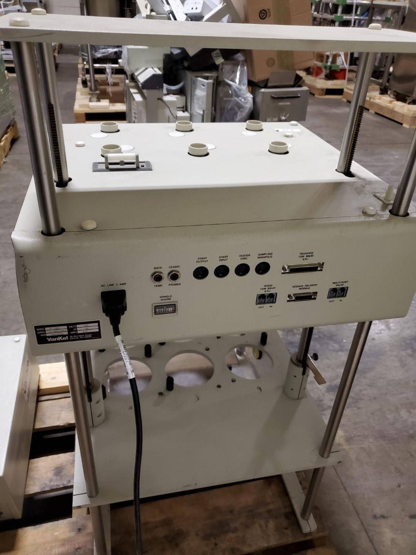 Vankel dissolution tester, model VK-7000, (6) station, with controls and built-in printer, including - Image 6 of 10