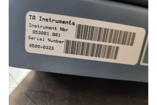 TA Insturments Thermogravimetric Analyzer, model 953001.901 TGA Q500, with TGA-04 heat exchanger and - Image 7 of 7