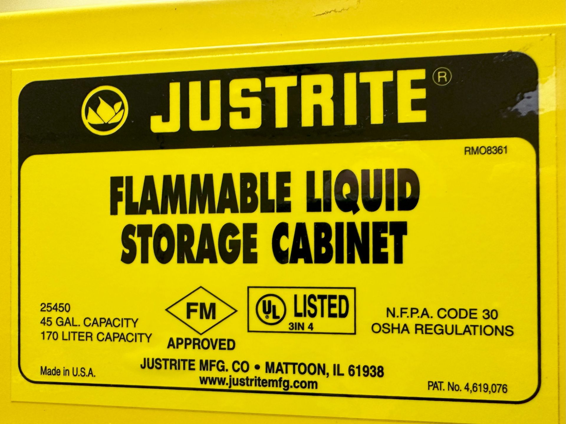 Flammable Liquid Storage Cabinet - Image 3 of 3