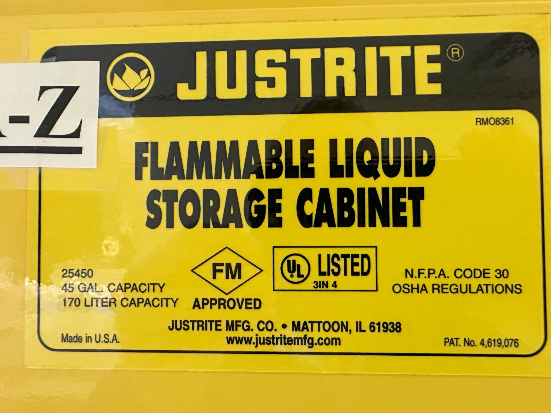 Flammable Liquid Storage Cabinet - Image 3 of 3