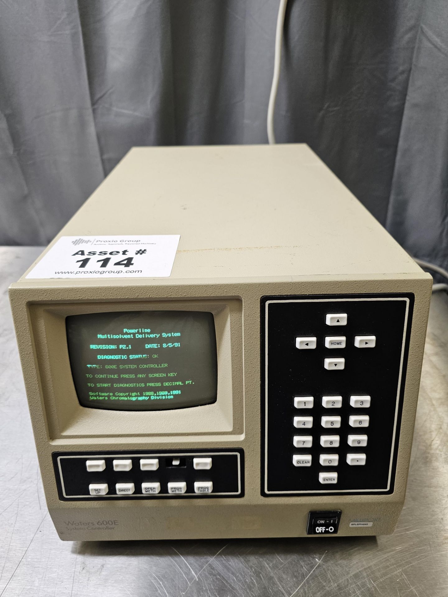 Waters Model 600E Multisolvent Delivery System Controller sn 6PHELPH243 Bldg Loc: Location 6 This - Image 2 of 5