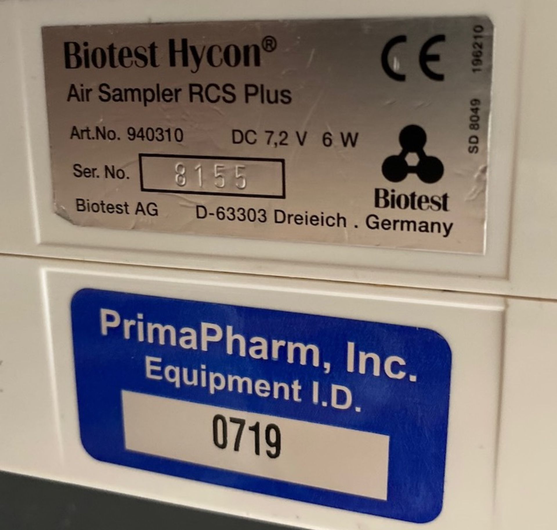 Biotest Hycon RCS Plus Air Sampler - Image 3 of 3