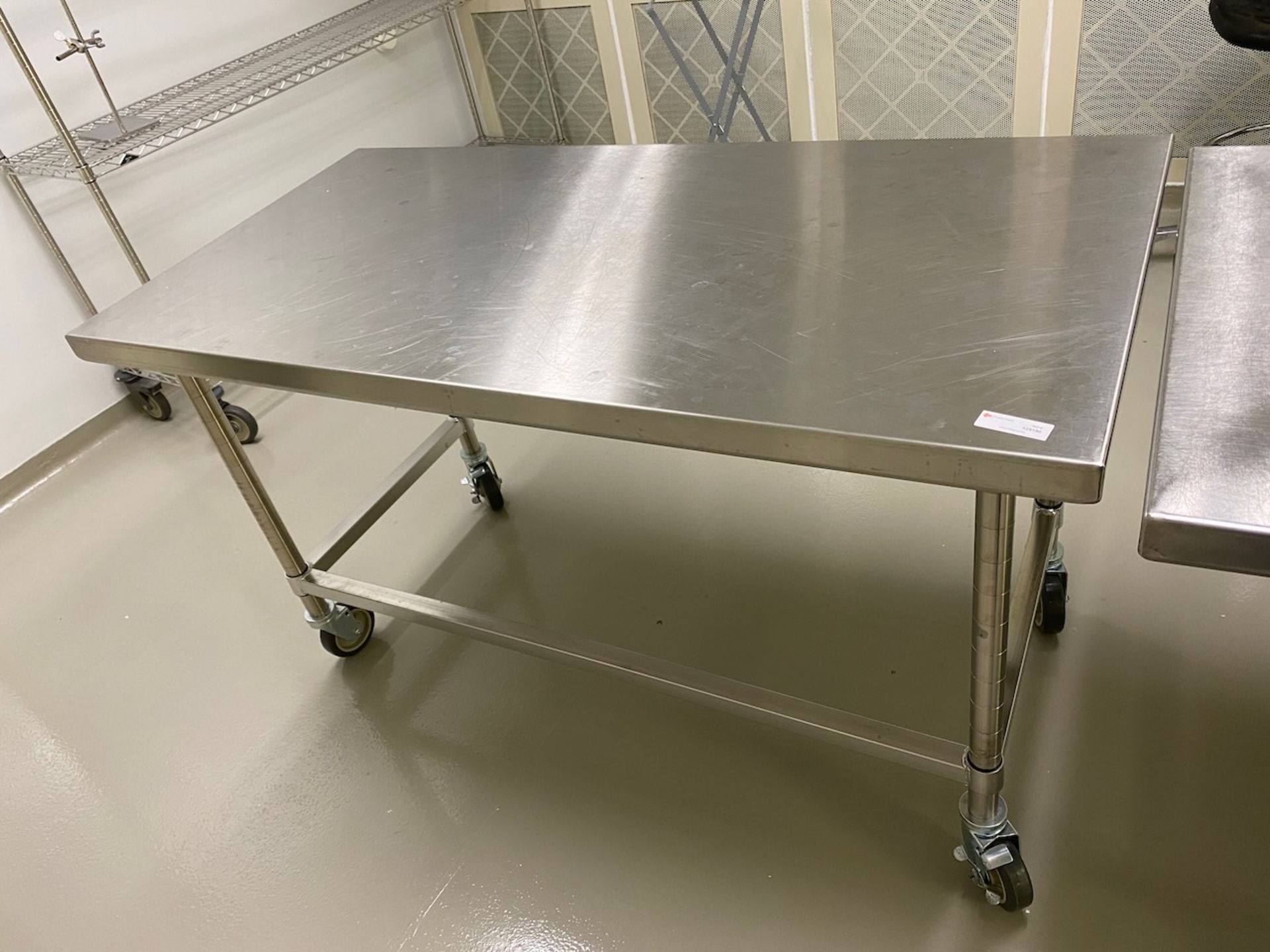 Stainless Steel Table on casters