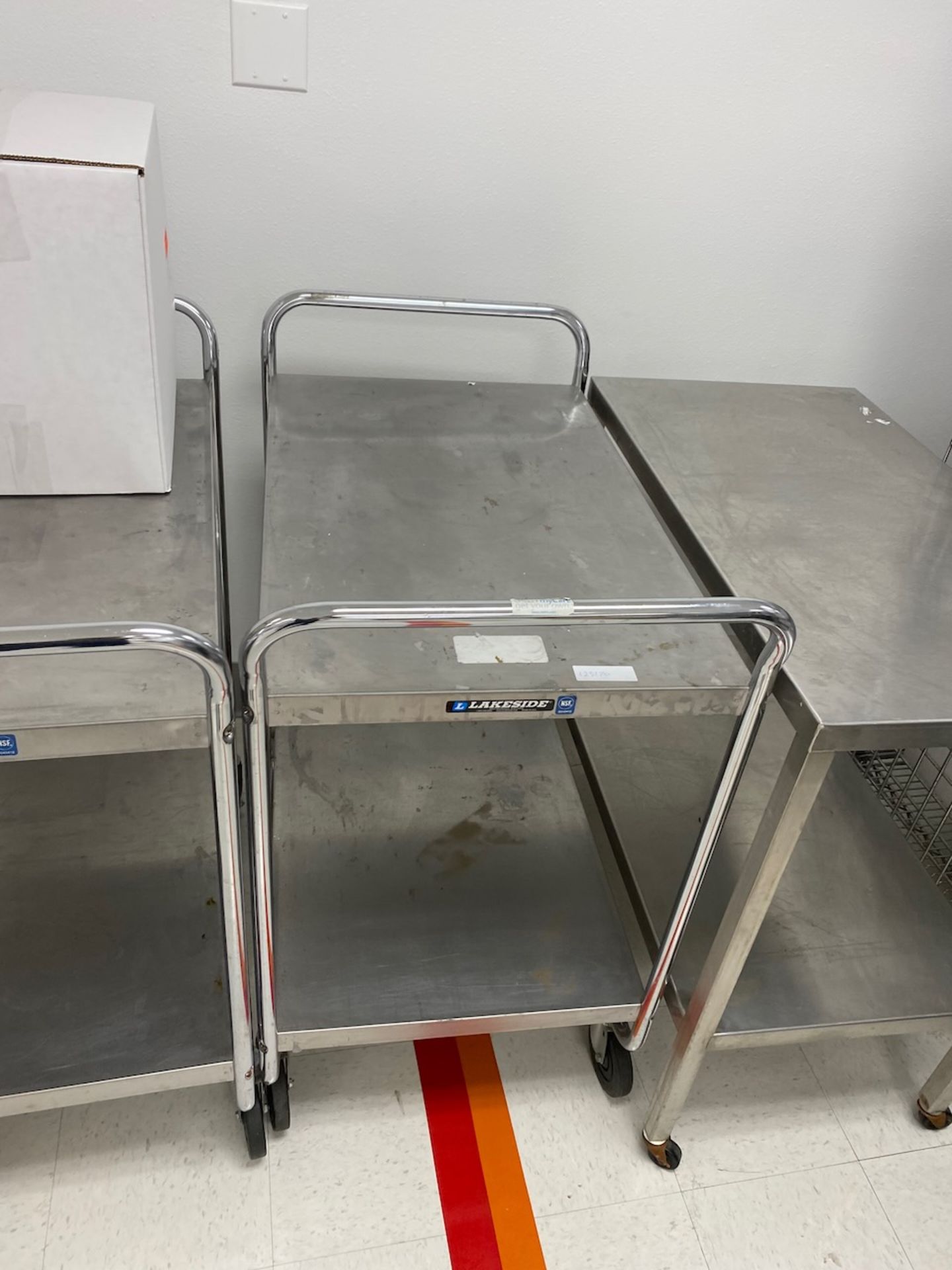 Five Stainless Steel Carts - Image 5 of 6