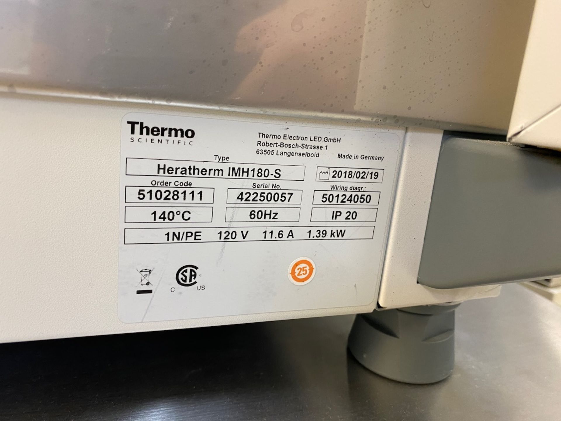 2018 Thermo Scientific Heratherm Incubator - Image 4 of 5