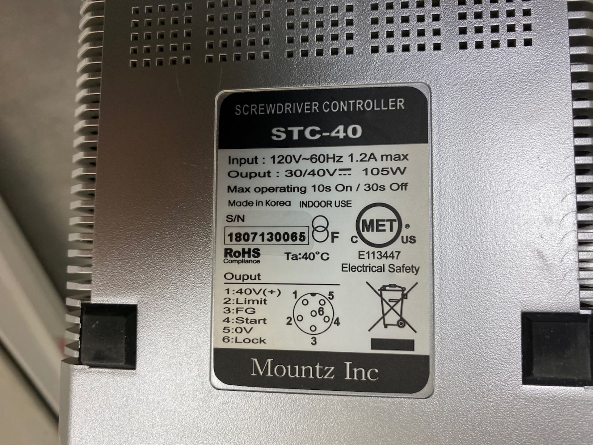 Mountz STC-40 Flex Drive Screw Driver - Image 6 of 12