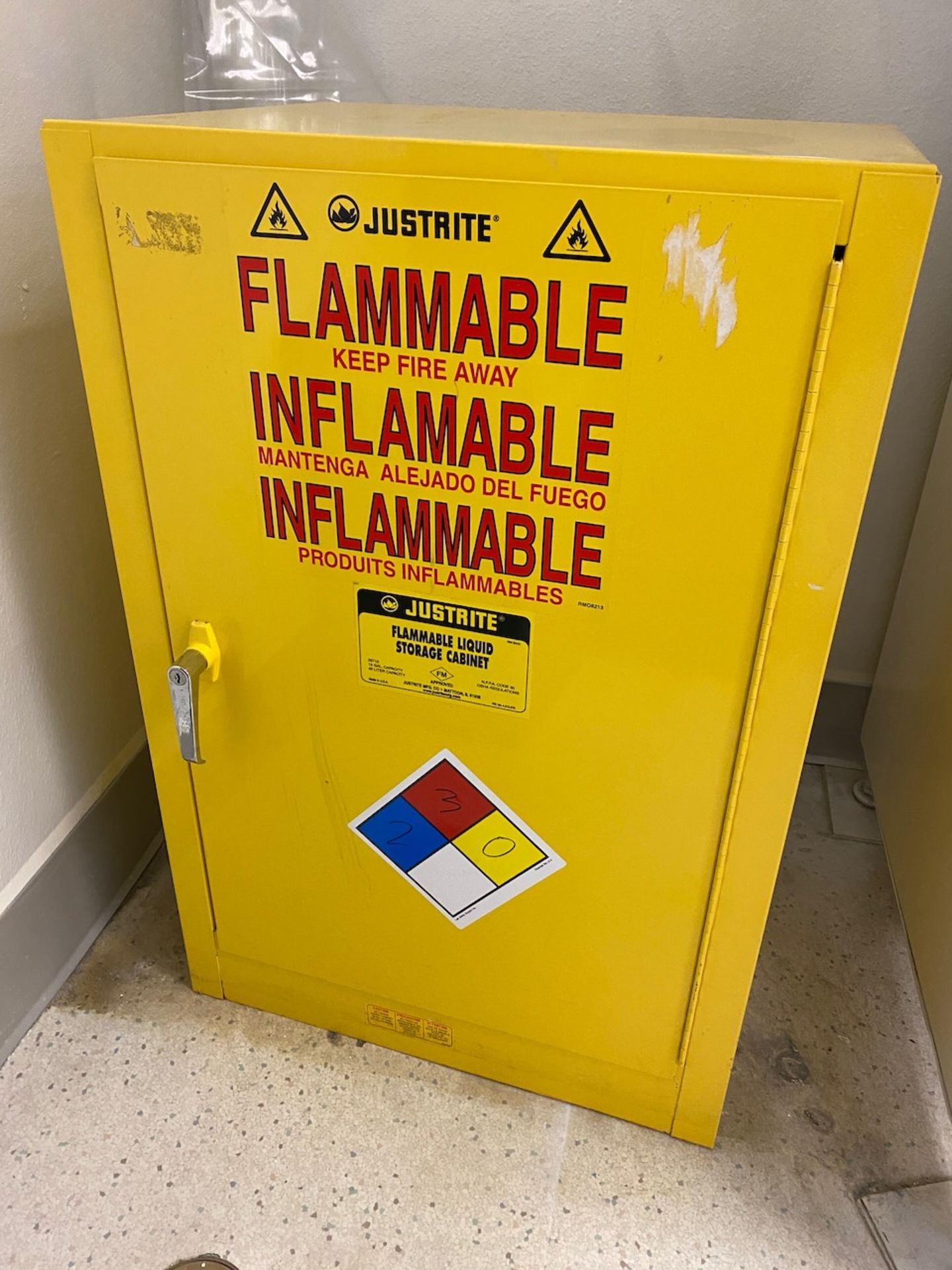 Justrite Flammable Liquid Storage Cabinet