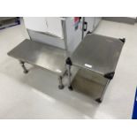Stainless steel table and bench