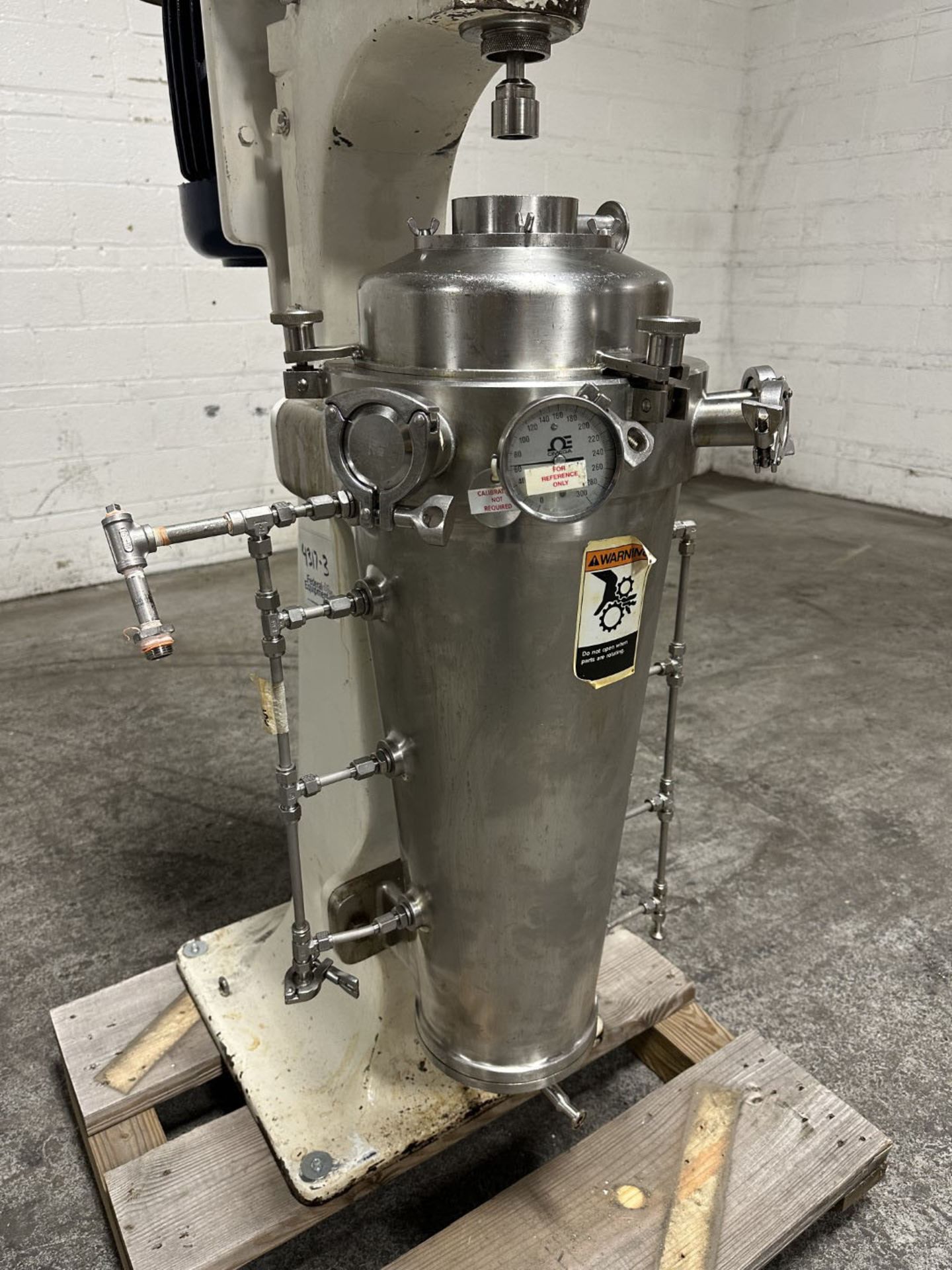 Sharples vaporite super centrifuge, model AS16VB, stainless steel construction, 17000 RPM max speed, - Image 14 of 20