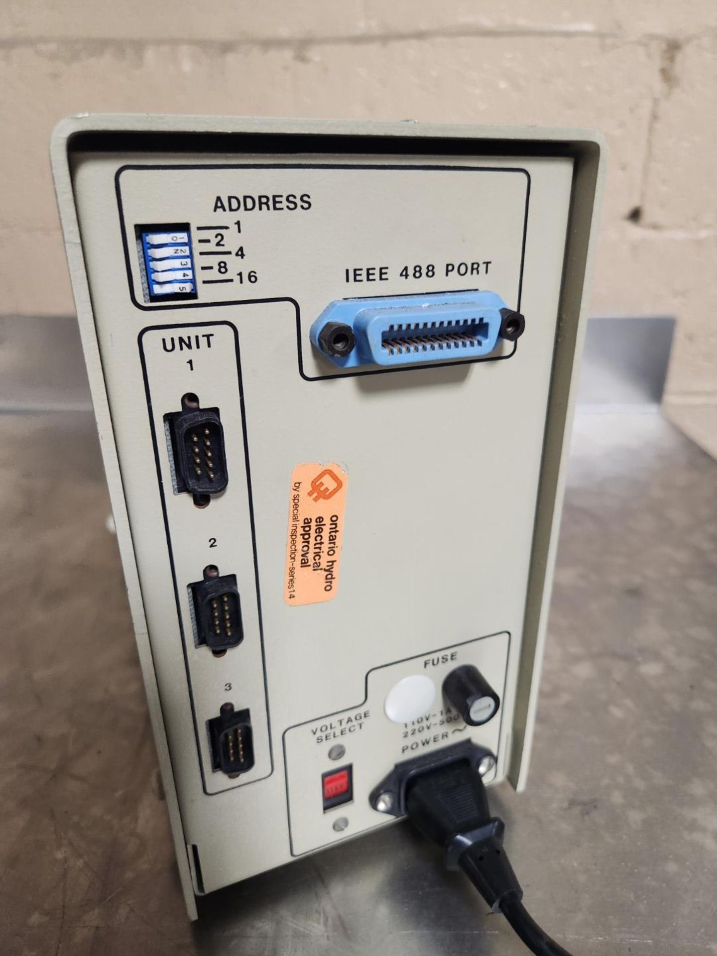 Waters HPLC temperature control module, with controls, 115 volts, serial# 000905. (TAG # 1200027) - Image 4 of 5