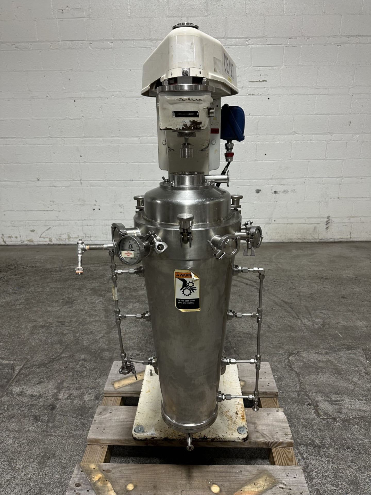 Sharples vaporite super centrifuge, model AS16VB, stainless steel construction, 17000 RPM max speed, - Image 18 of 20