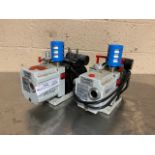 Lot of two Duo 2.5 Pfeiffer Vacuum pump, dual voltage, .2/.24HP. {TAG:1190140}