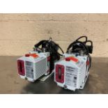 Lot of two Pfeiffer Duo 3 Vacuum pumps. .2/.24 HP. {TAG:1190147}