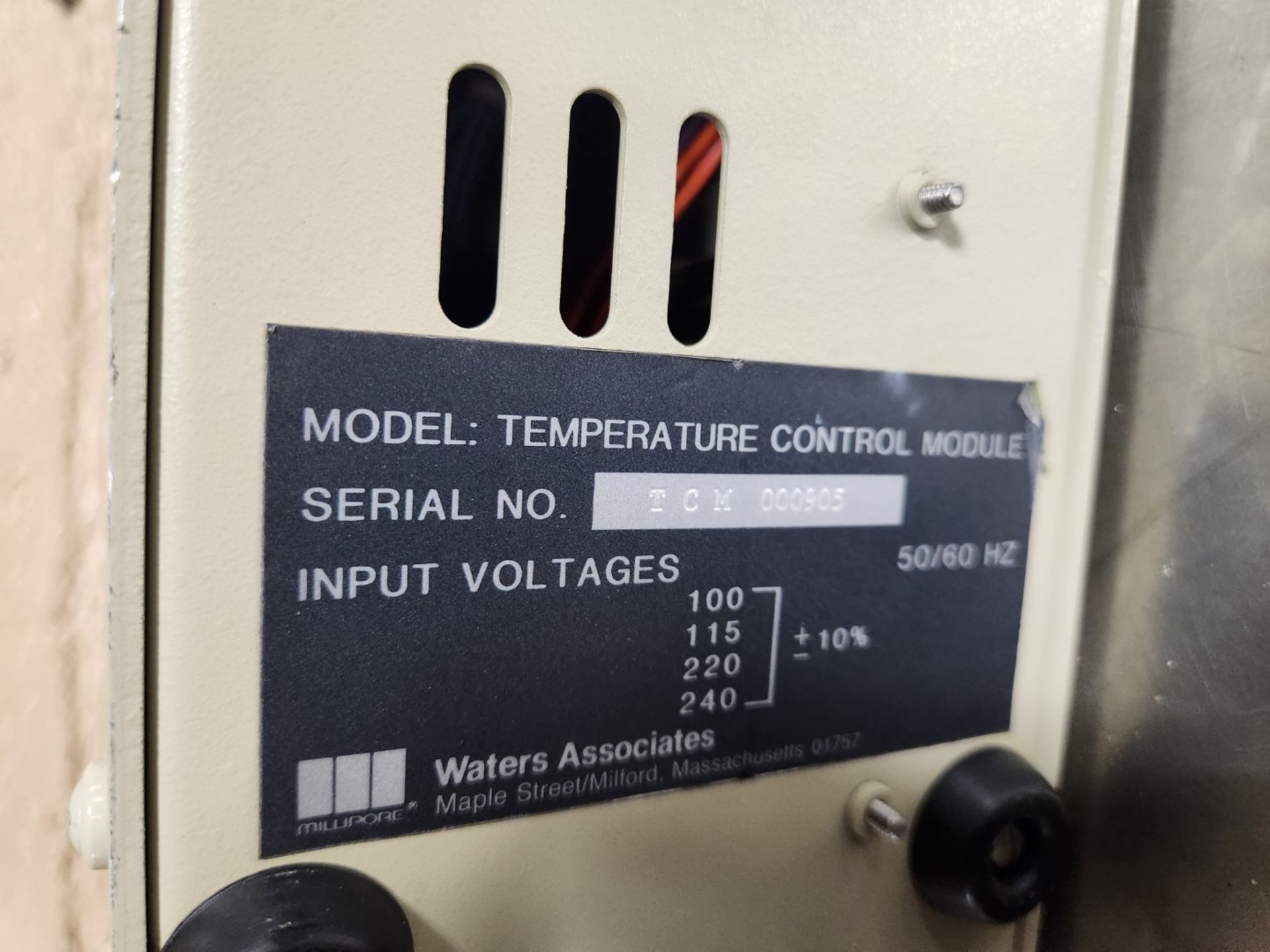 Waters HPLC temperature control module, with controls, 115 volts, serial# 000905. (TAG # 1200027) - Image 5 of 5
