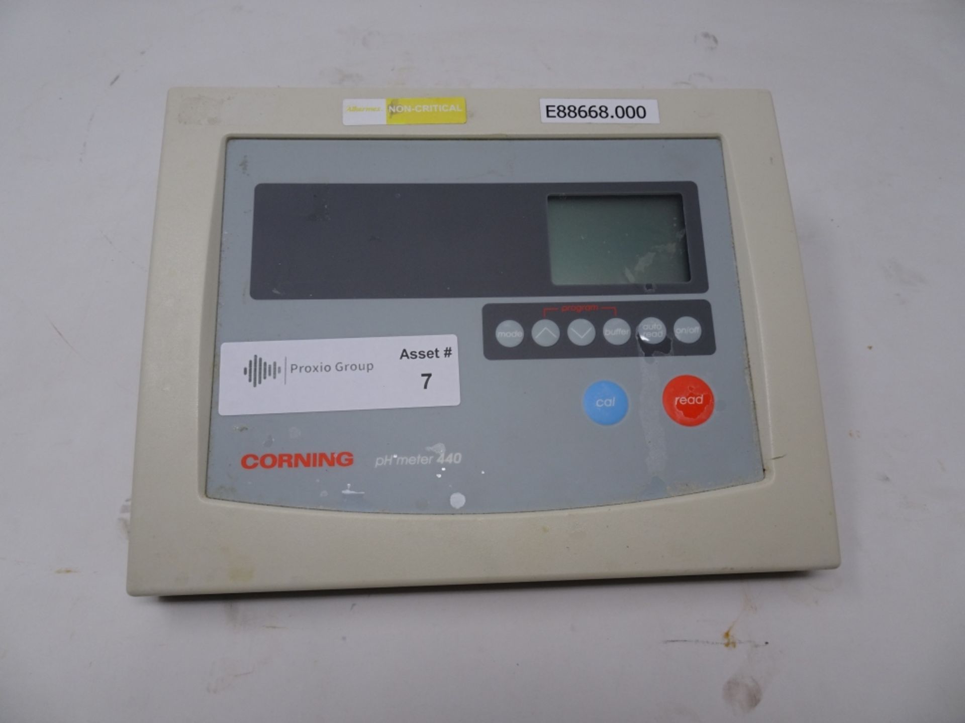 Corning 440 Ph Meter s/n 4601, Accounting Inventory Number E88668.000.