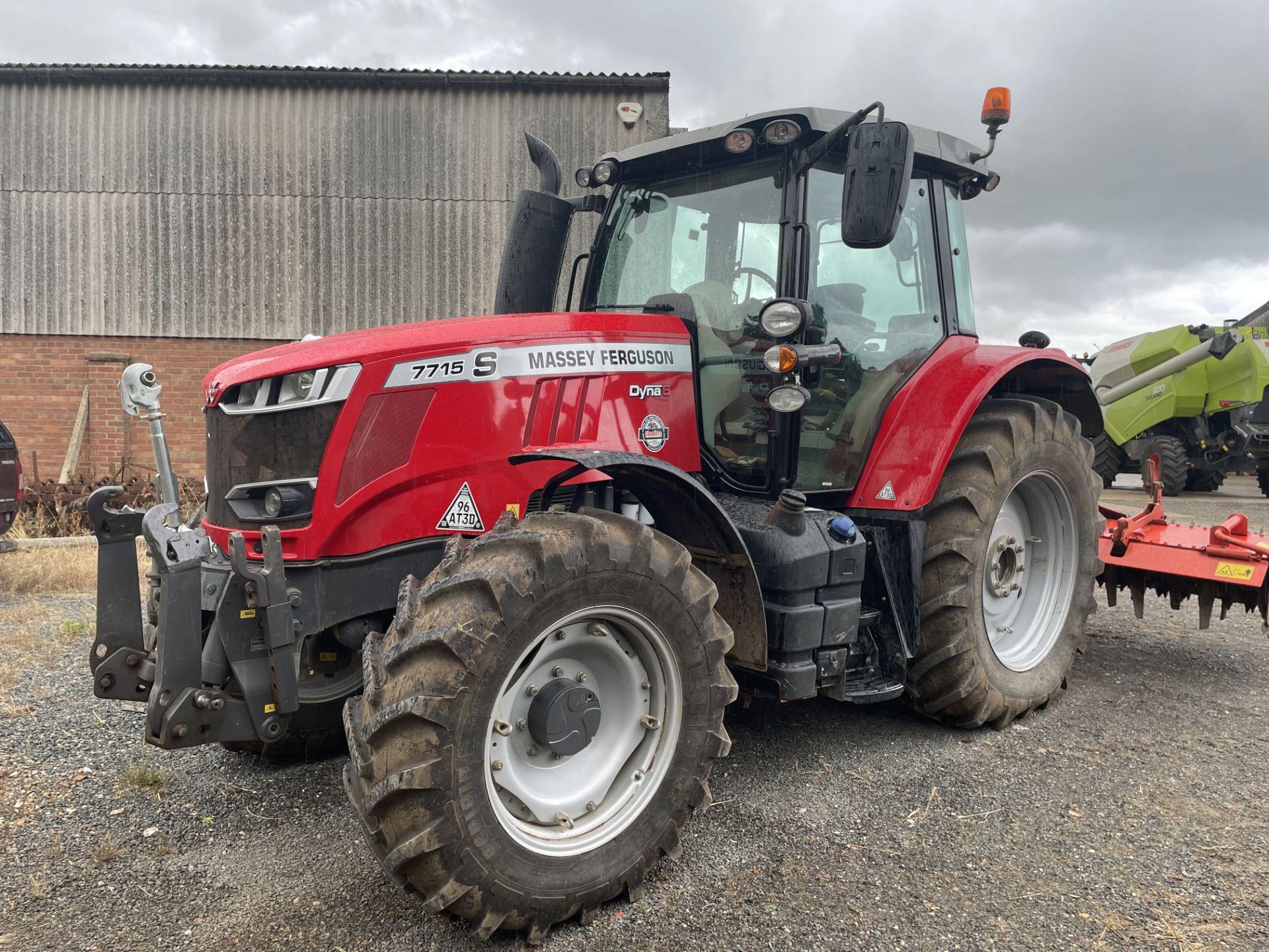 (91) Massey Ferguson 7715S Dyna-6 • 50kph 4WD tractor • Efficient spec with 50k gear box • D Tractor