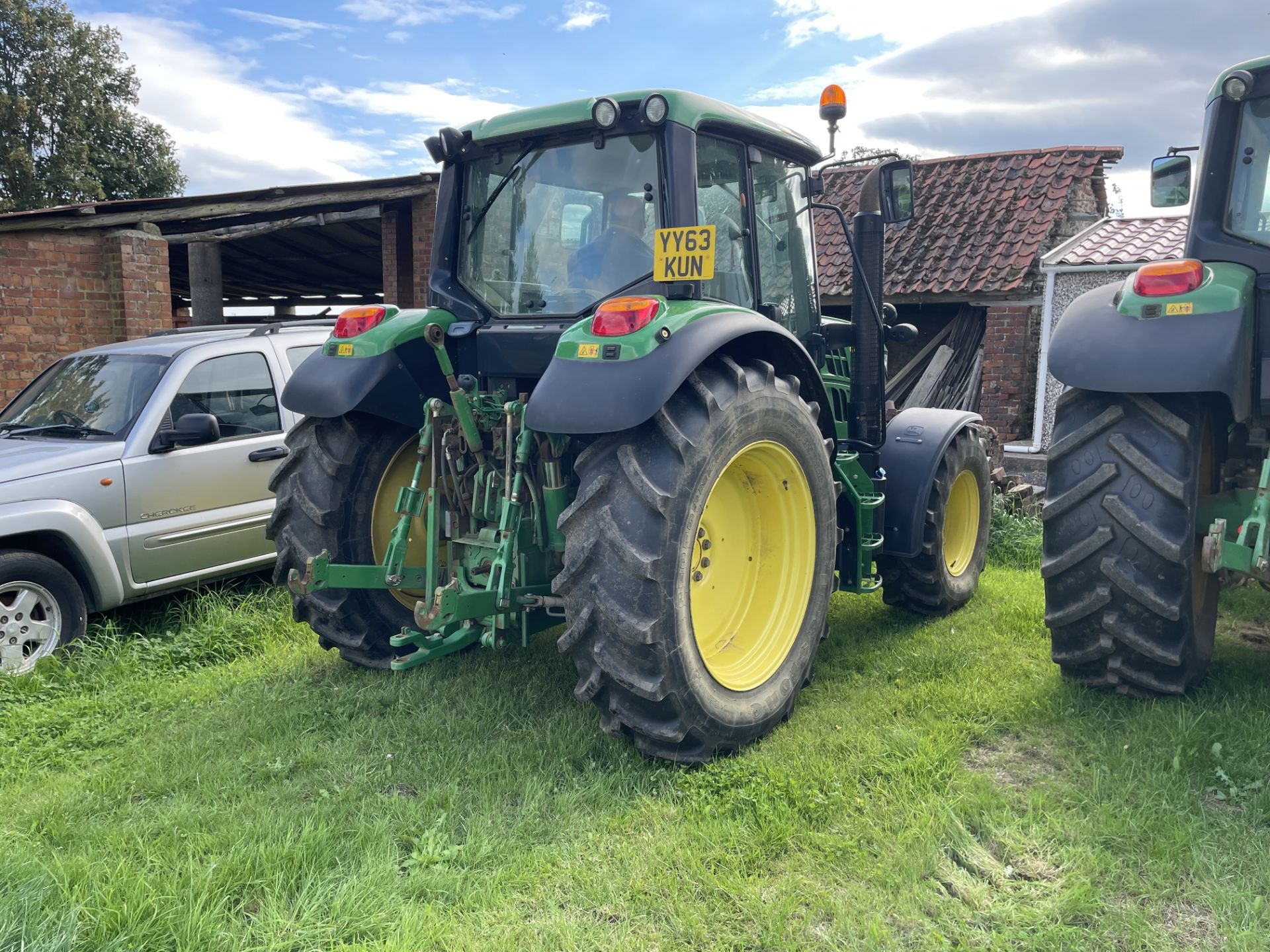 (13) John Deere 6115M 4wd Tractor 1,662hours reg YY63 KUN auto power gear box, Data Tagged, - Image 3 of 5