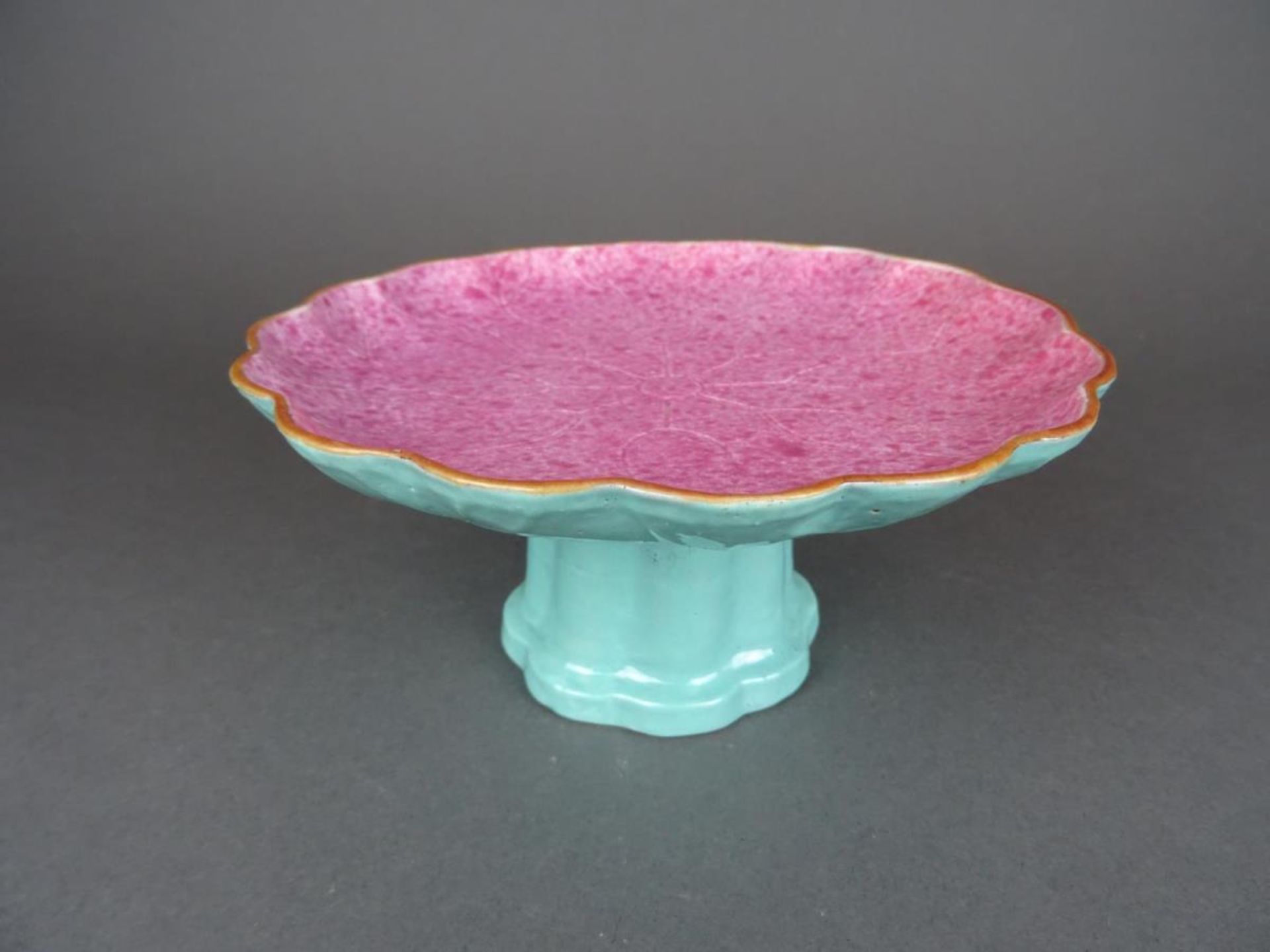 Porcelain ruby stemcup - Image 6 of 6