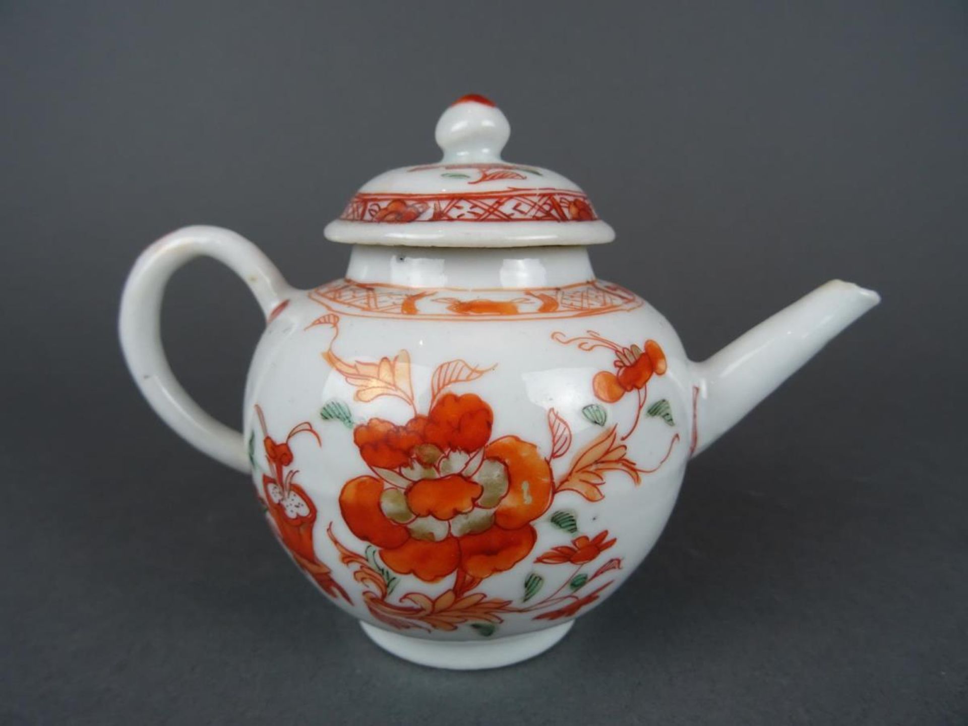 Porcelain Iron red teapot - Bild 2 aus 4