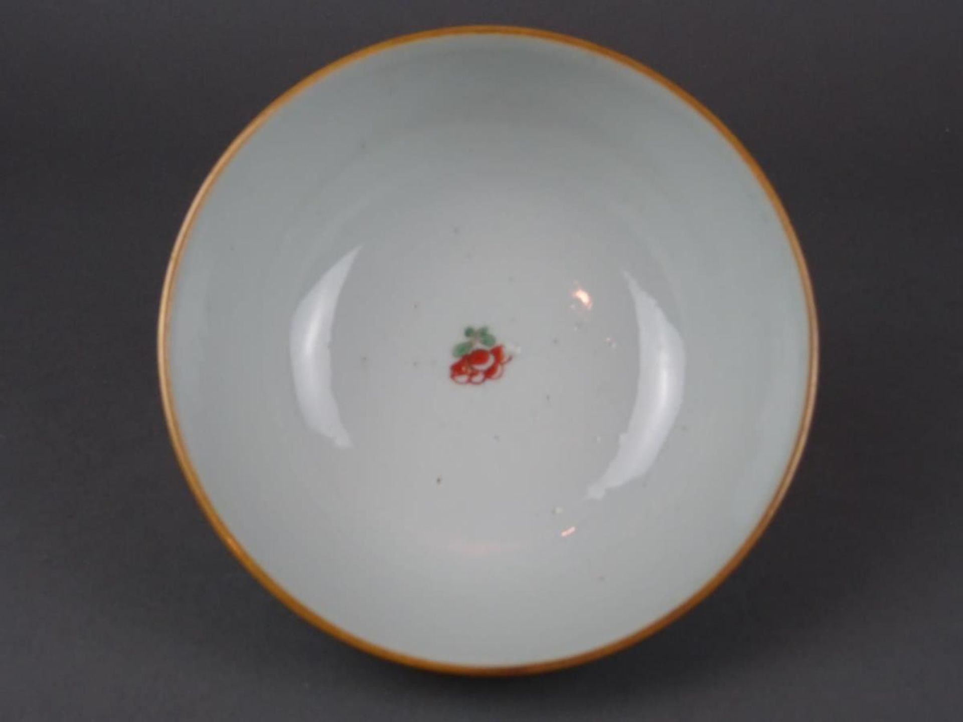 Chinese porcelain Famille verte bowl - Image 4 of 6