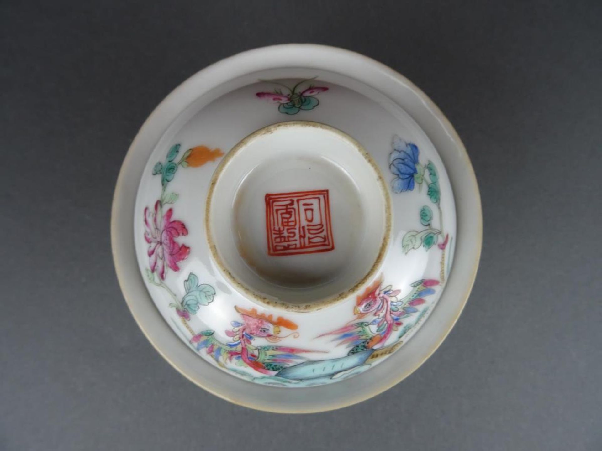 Porcelain famille rose bowl - Image 3 of 5